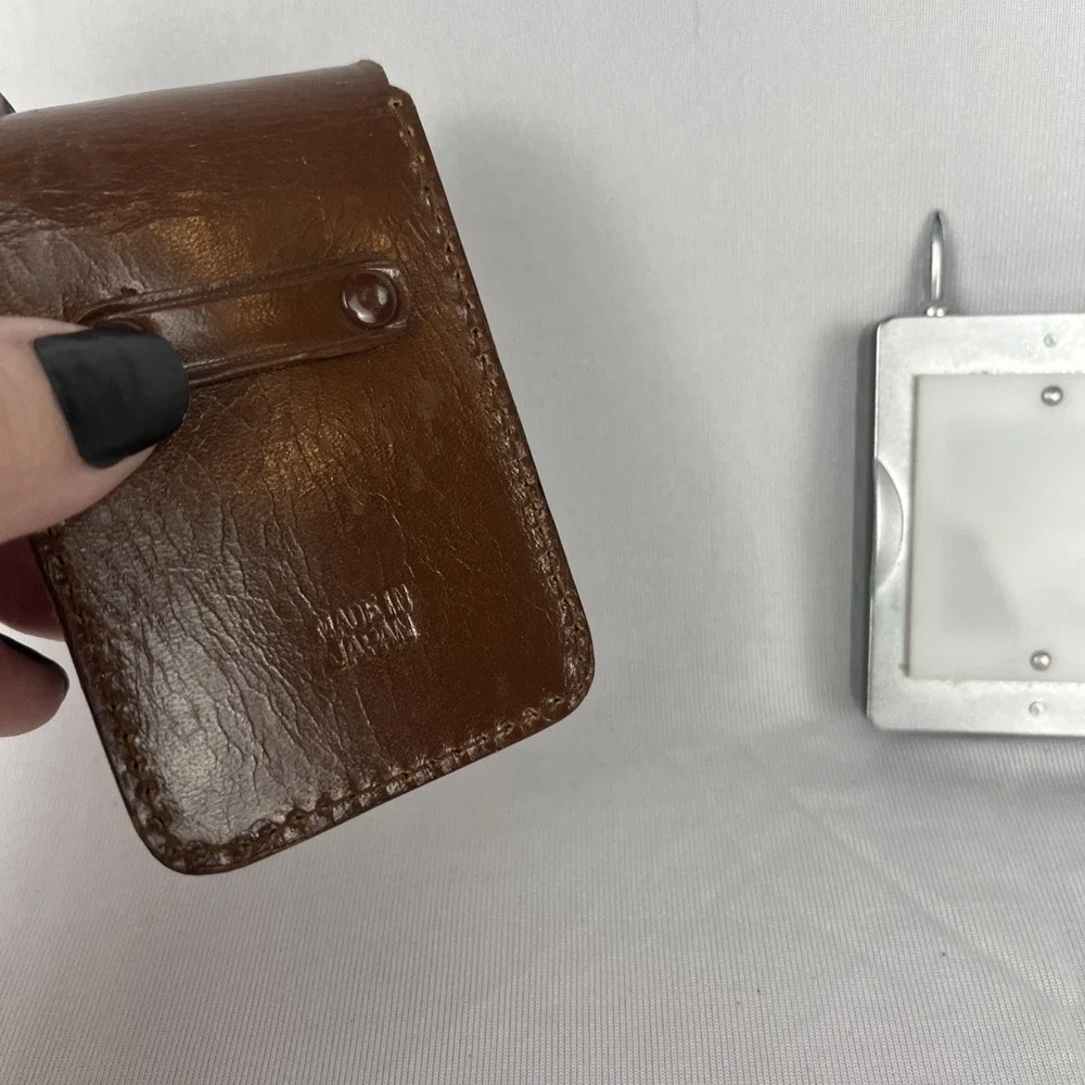 Vtg 50s Walz Coronet B Booster For Exposure Light‎ Meter In Leather Case Japan